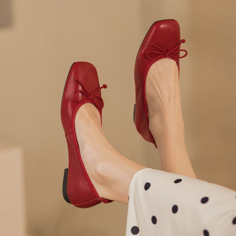 Catalina Damskie Wsuwane Płaskie Buty - Żółty