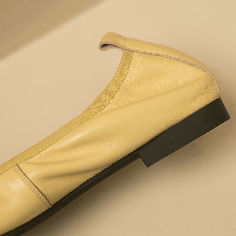 Catalina Damskie Wsuwane Płaskie Buty - Żółty