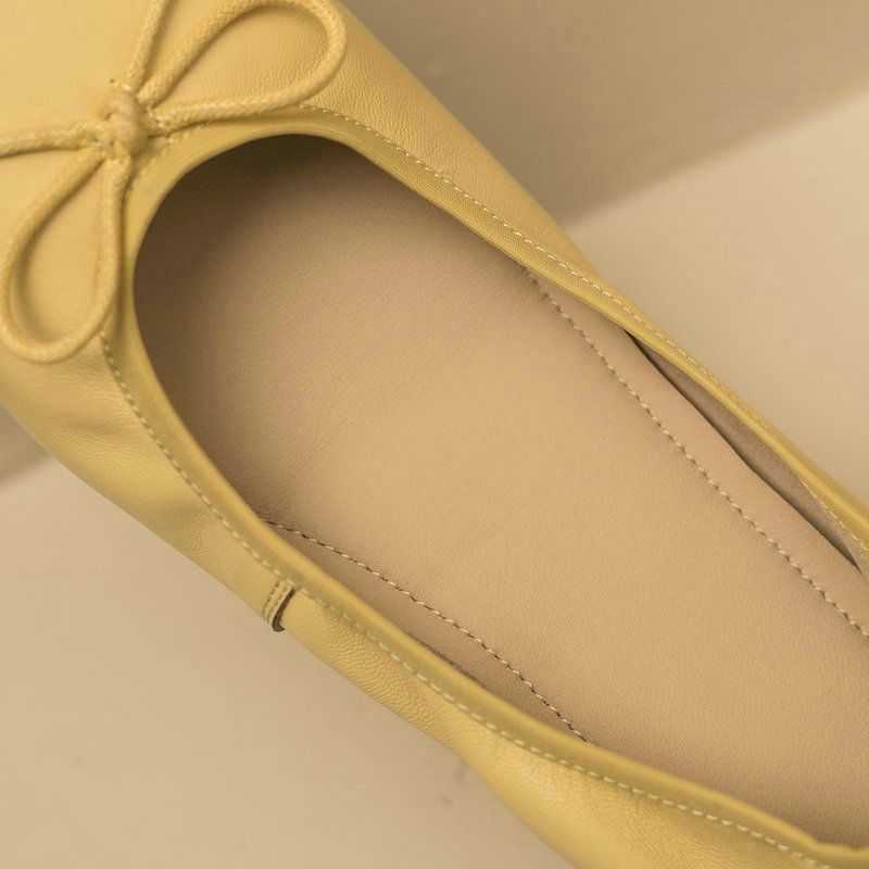 Catalina Damskie Wsuwane Płaskie Buty - Żółty