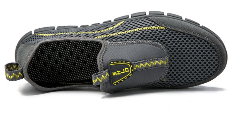 Celestin Męskie Trampki Typu Slip-on - Szary