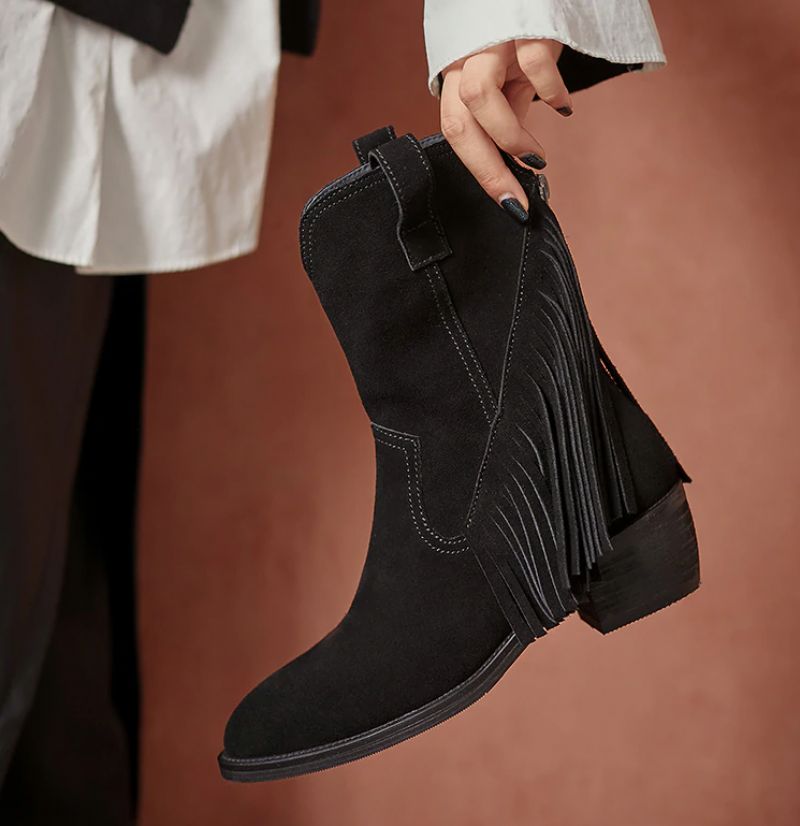 Celina Damskie Buty Do Kostki - Brązowy