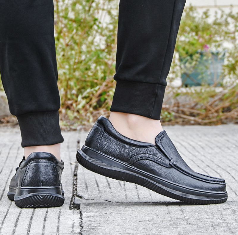 Celix Męskie Mokasyny Casualowe Buty - Czarny