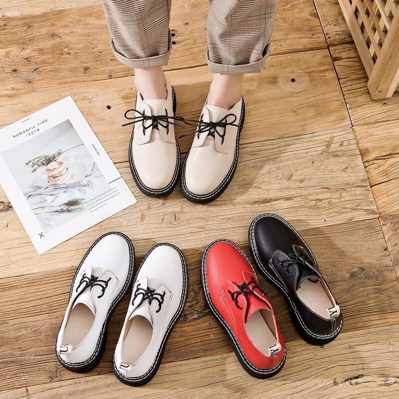 Ceres Damskie Buty Typu Oxford - Biały