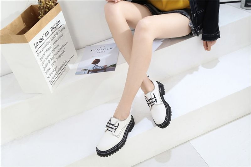 Ceres Damskie Buty Typu Oxford - Biały