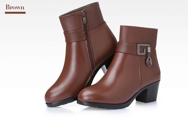 Chandel Damskie Buty - Czarny puch