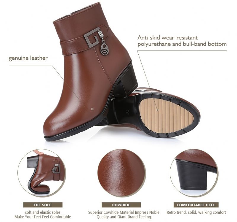 Chandel Damskie Buty - Czarny puch