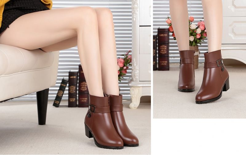 Chandel Damskie Buty - Czarny puch