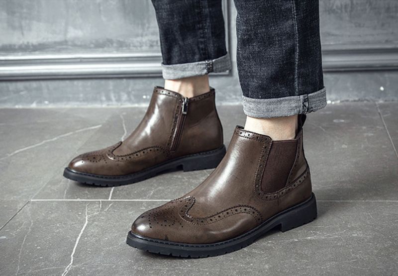 Chelsea Męskie Goerge Buty - Czarny