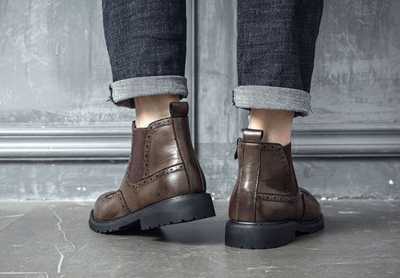 Chelsea Męskie Goerge Buty - Czarny