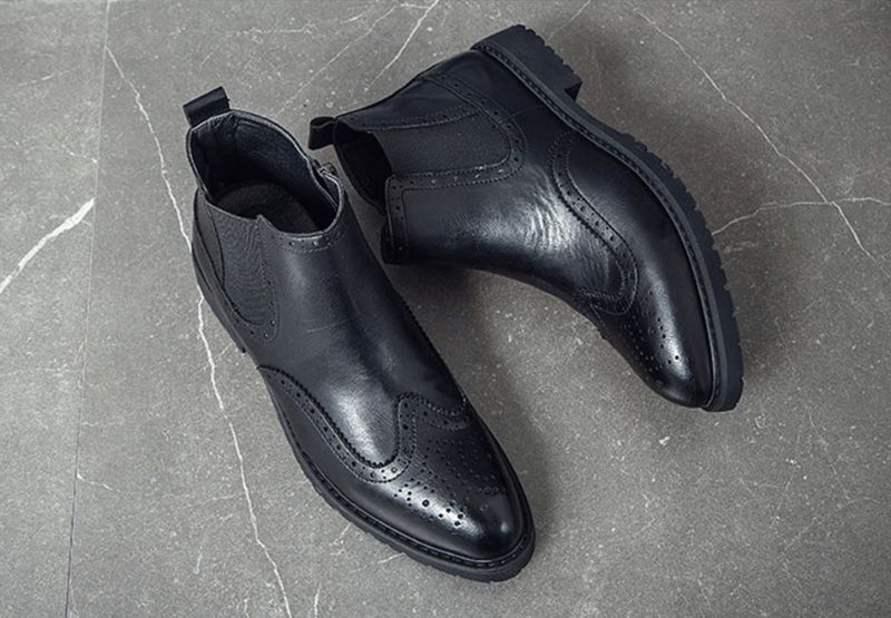Chelsea Męskie Goerge Buty - Czarny