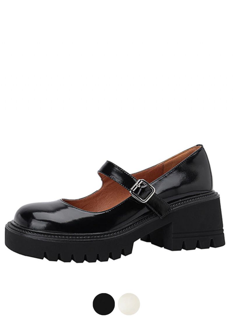 Cheslie Damskie Lakierowane Buty Na Platformie