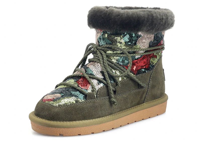 Chika Damskie Wodoodporne Zimowe Buty - Czarny