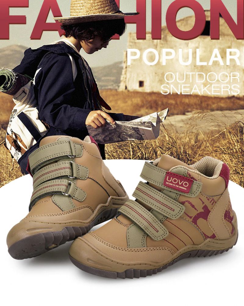 Chłopięce Buty Outdoorowe Kalep - Szary