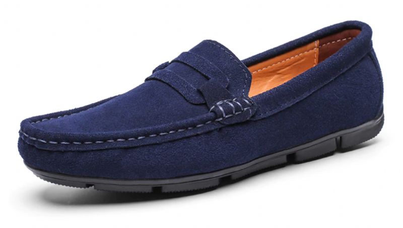 Cille Męskie Mokasyny Eleganckie Buty - Czarny