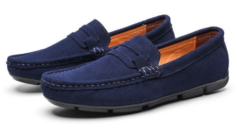 Cille Męskie Mokasyny Eleganckie Buty - Czarny