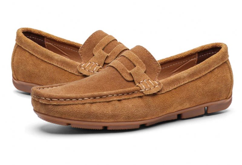 Cille Męskie Mokasyny Eleganckie Buty - Czarny