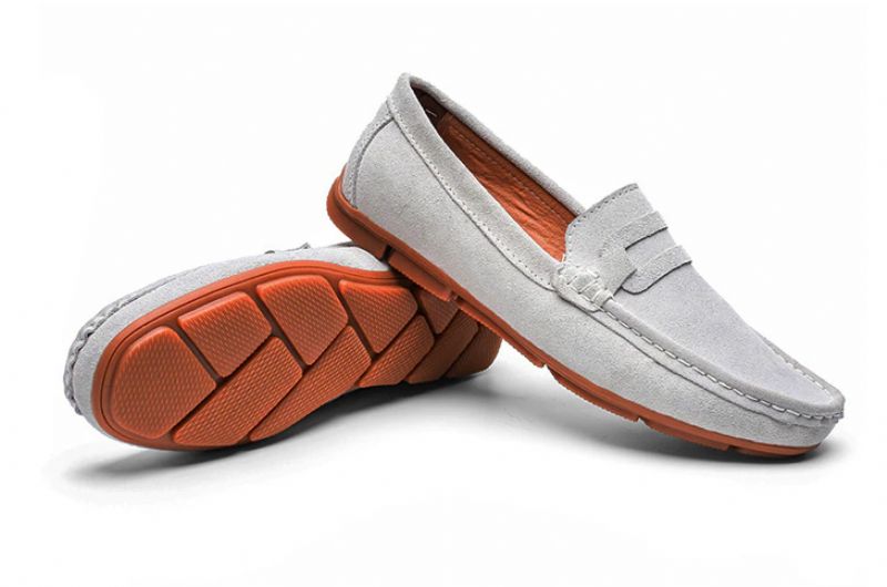 Cille Męskie Mokasyny Eleganckie Buty - Czarny