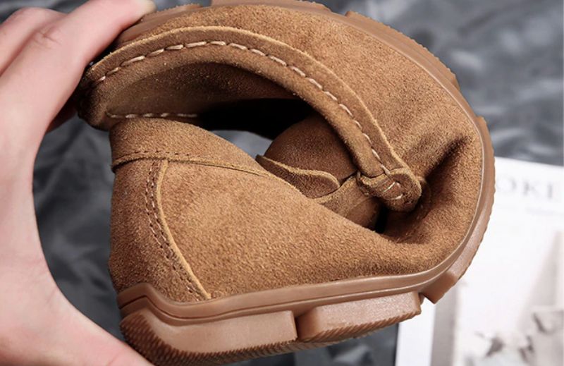 Cille Męskie Mokasyny Eleganckie Buty - Czarny