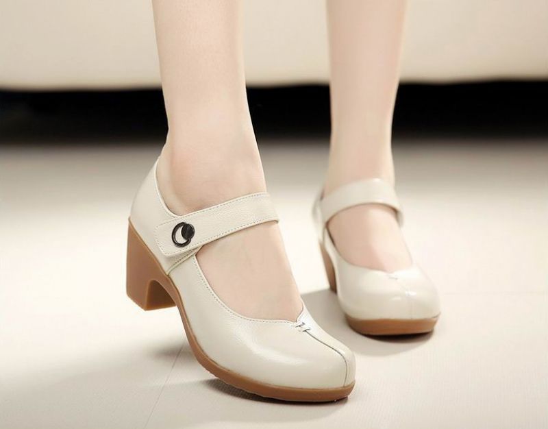 Cinnia Damskie Buty Na Obcasie - Czerwony