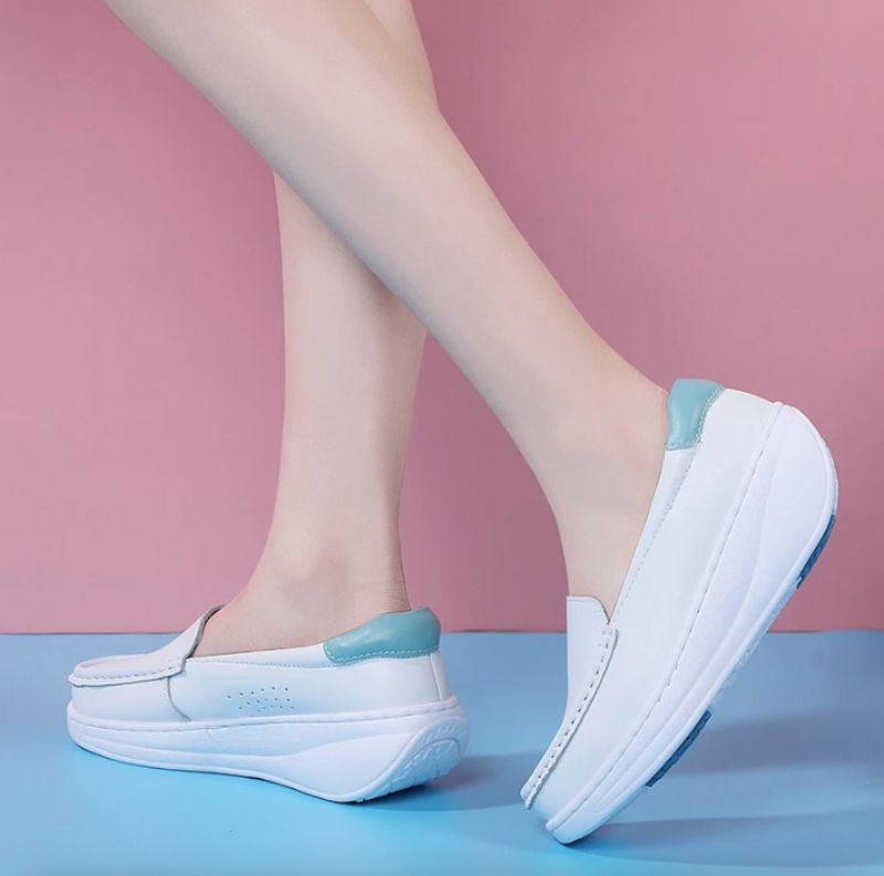 Claire Damskie Buty Na Platformie - Biały