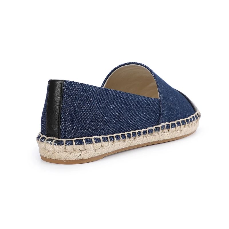 Clara Damskie Płaskie Espadryle - Beżowy
