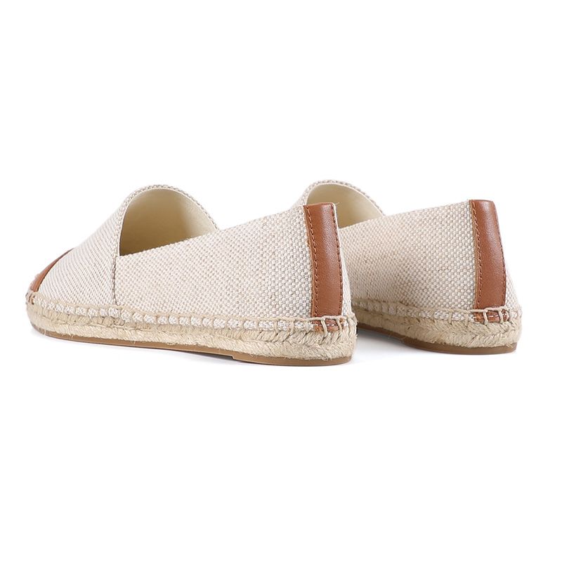 Clara Damskie Płaskie Espadryle - Beżowy