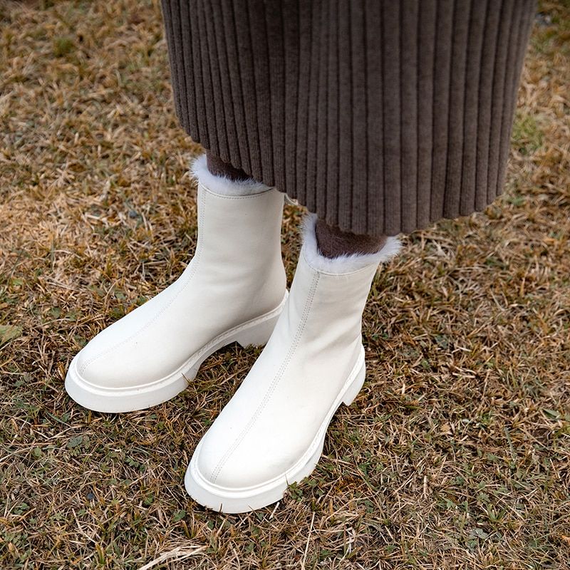 Clara Damskie Wysokiej Jakości Buty Zimowe - Czarny
