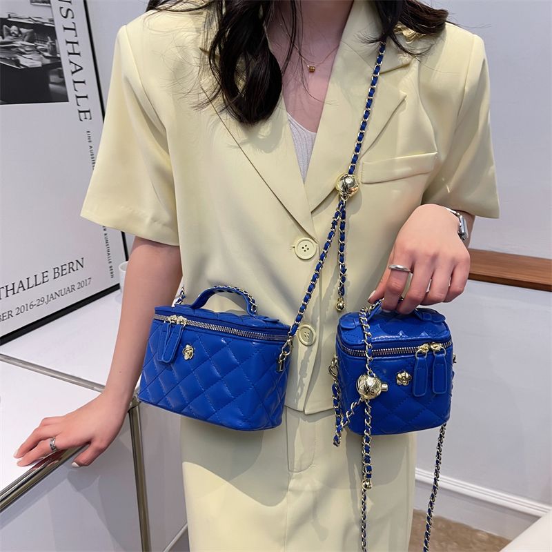 Claret Damska Luksusowa Skórzana Mini Torebka Crossbody - Duży czarny