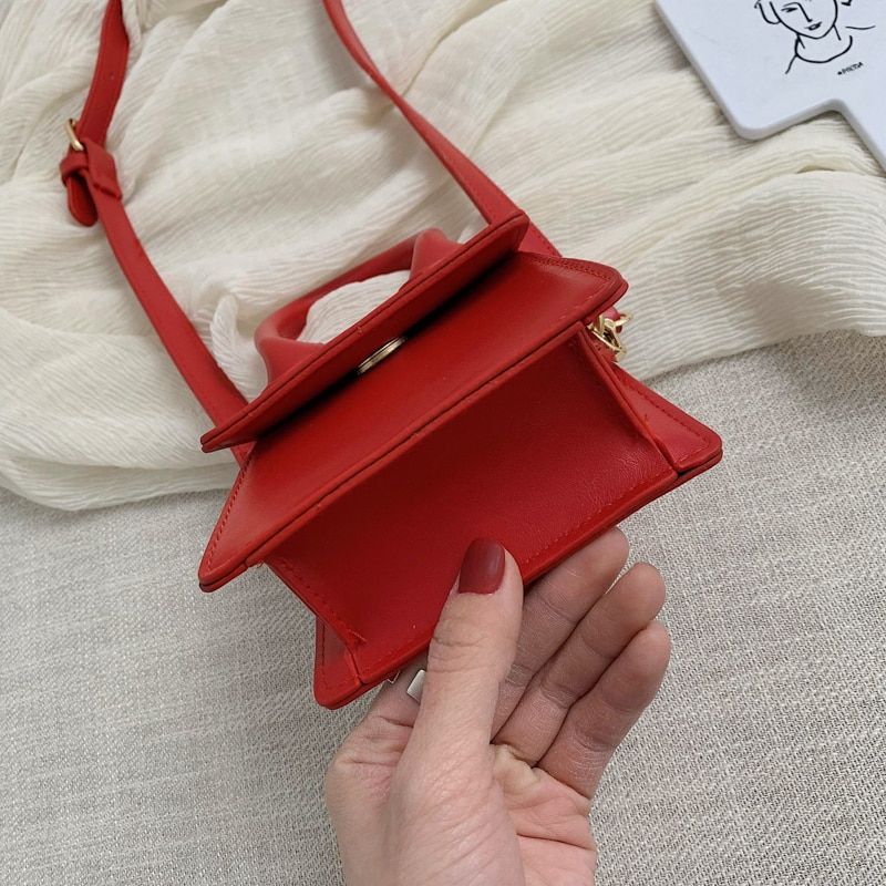 Claret Damska Skórzana Torebka Crossbody - Duży-Zielony