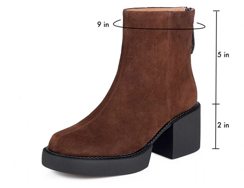 Claret Damskie Buty Śnieżne - Brązowy