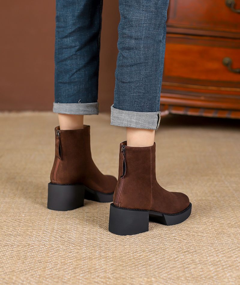 Claret Damskie Buty Śnieżne - Brązowy