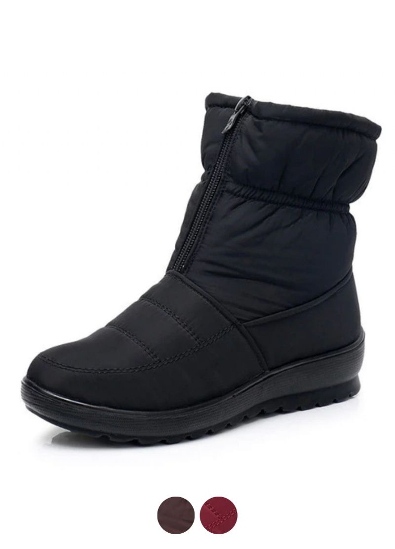 Claret Damskie Wodoodporne Buty Zimowe