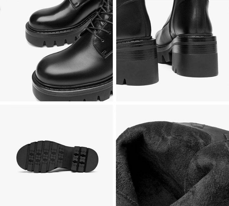 Cloe Damskie Czarne Buty - Czarny