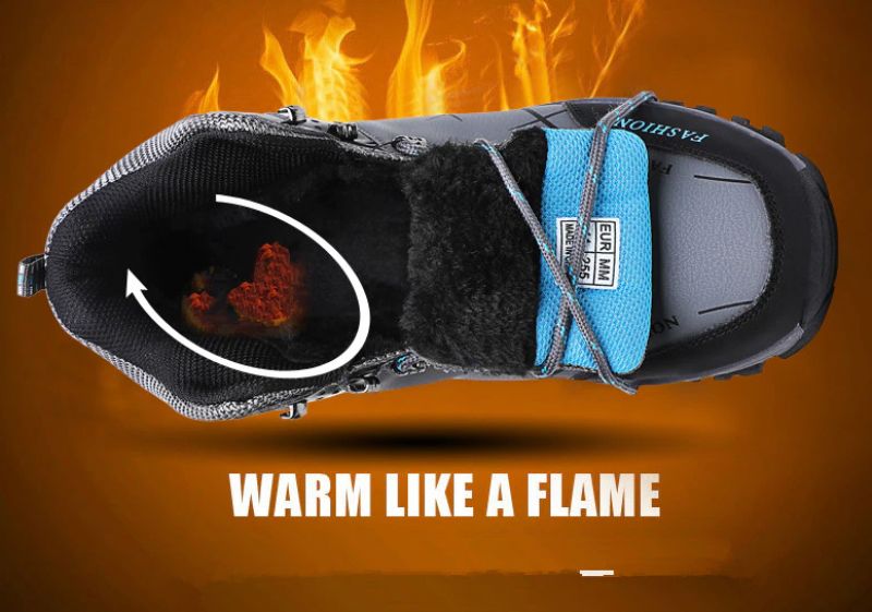 Clubstep Męskie Buty Zimowe - Czarny