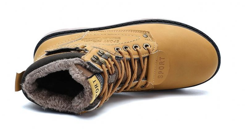 Coloso Męskie Buty Zimowe - Żółty