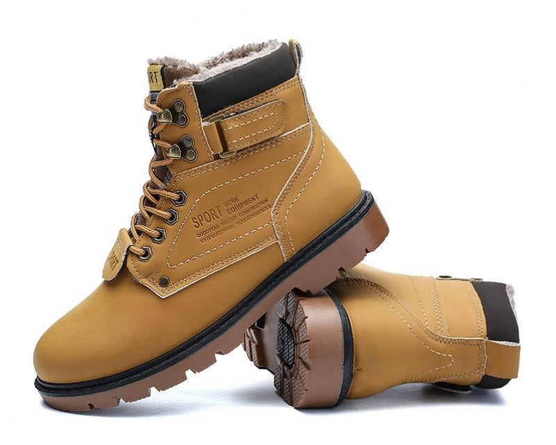 Coloso Męskie Buty Zimowe - Żółty