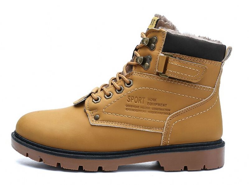 Coloso Męskie Buty Zimowe - Żółty