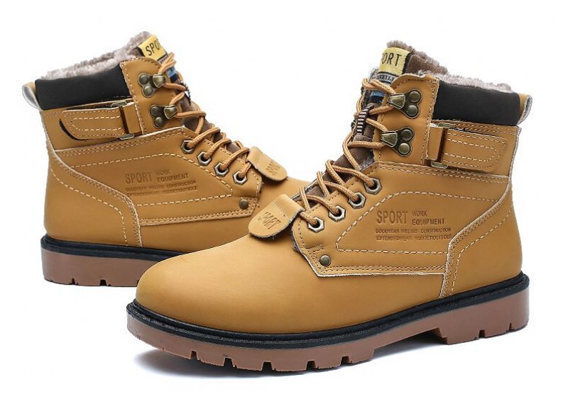 Coloso Męskie Buty Zimowe - Żółty