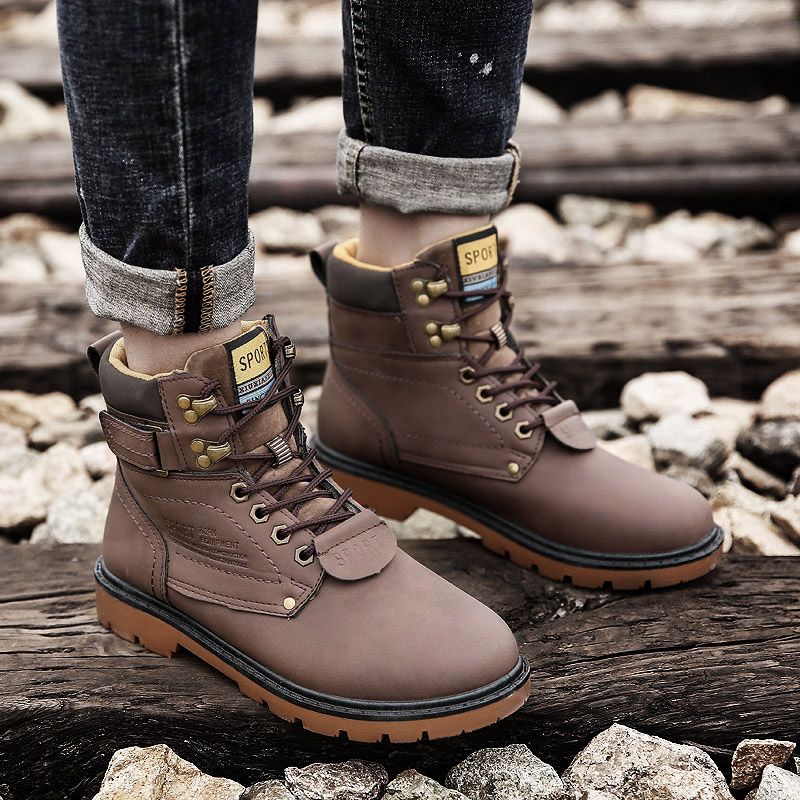 Coloso Męskie Buty Zimowe - Żółty
