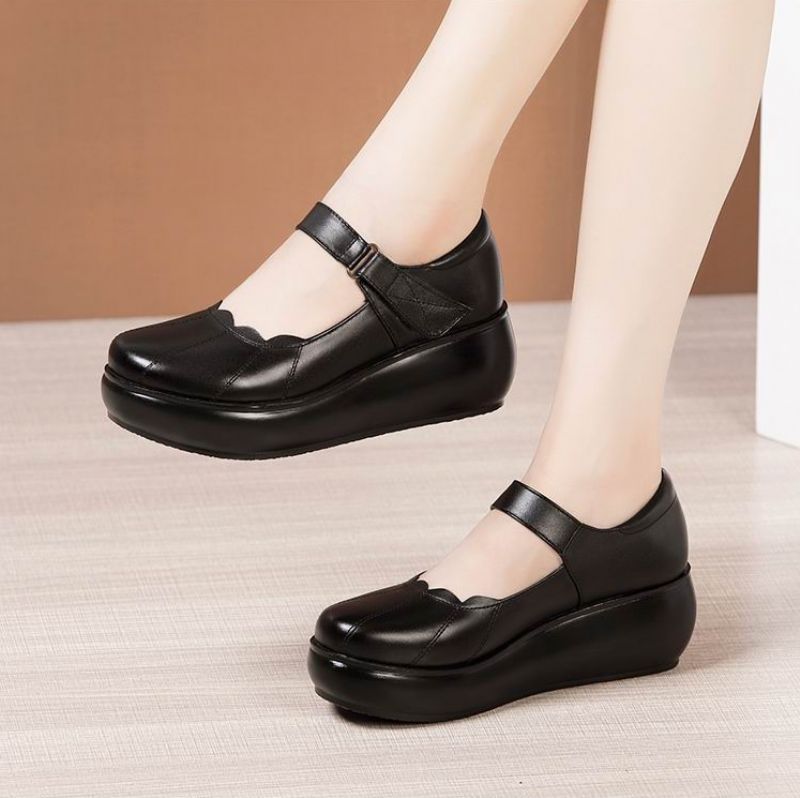 Conner Damskie Buty Na Platformie - Czarny