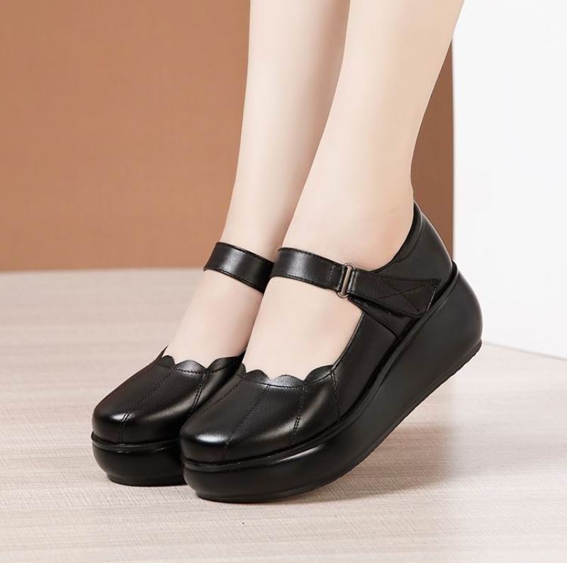 Conner Damskie Buty Na Platformie - Czarny