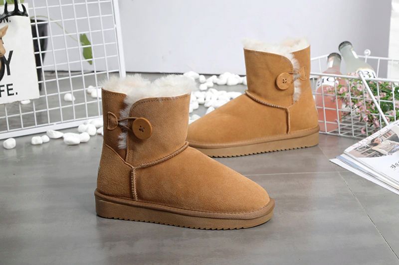 Cora Damskie Buty Zimowe Do Kostki - Zielony
