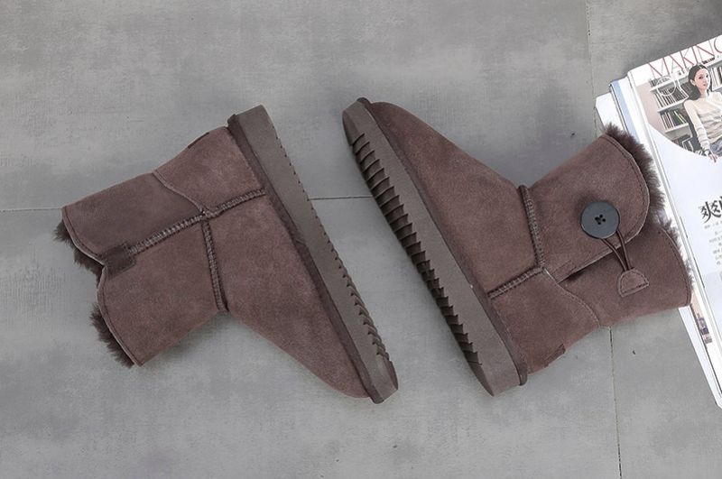 Cora Damskie Buty Zimowe Do Kostki - Zielony