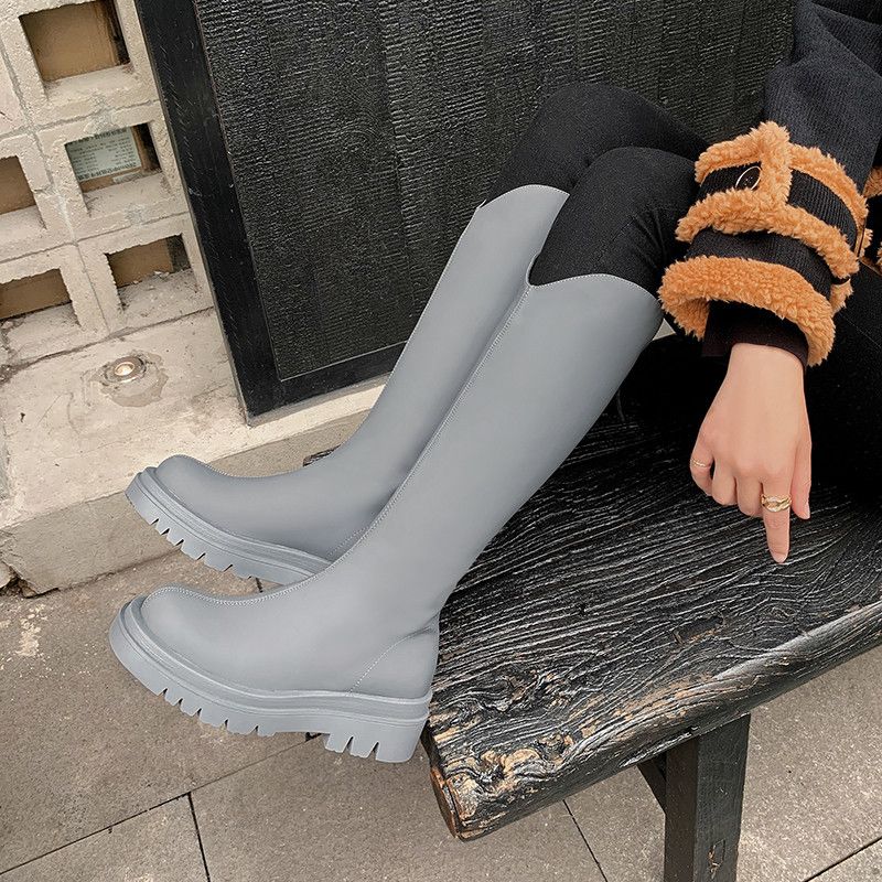 Coralia Damskie Buty Do Kolan - Czarny