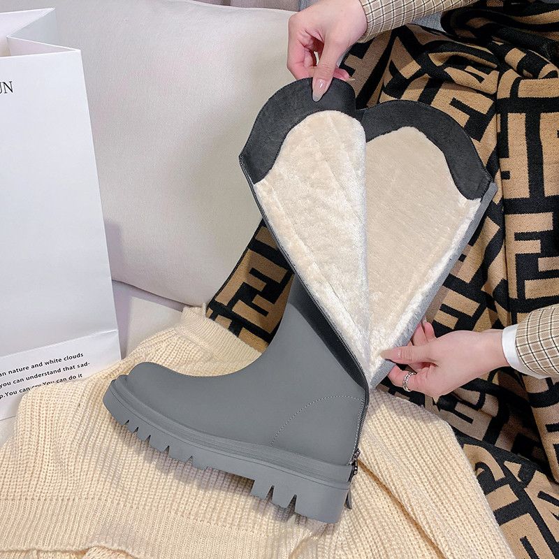 Coralia Damskie Buty Do Kolan - Czarny