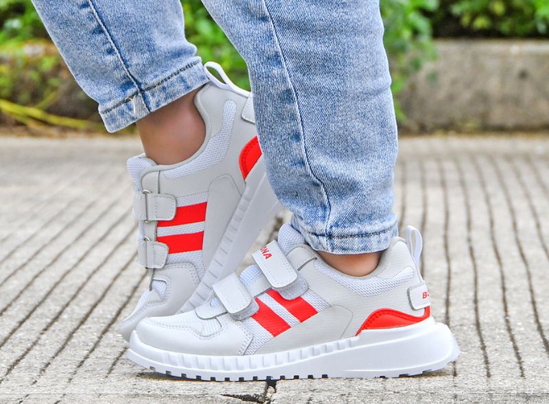 Cortez Dla Obu Płci Dziecięce Buty Do Biegania - Szary