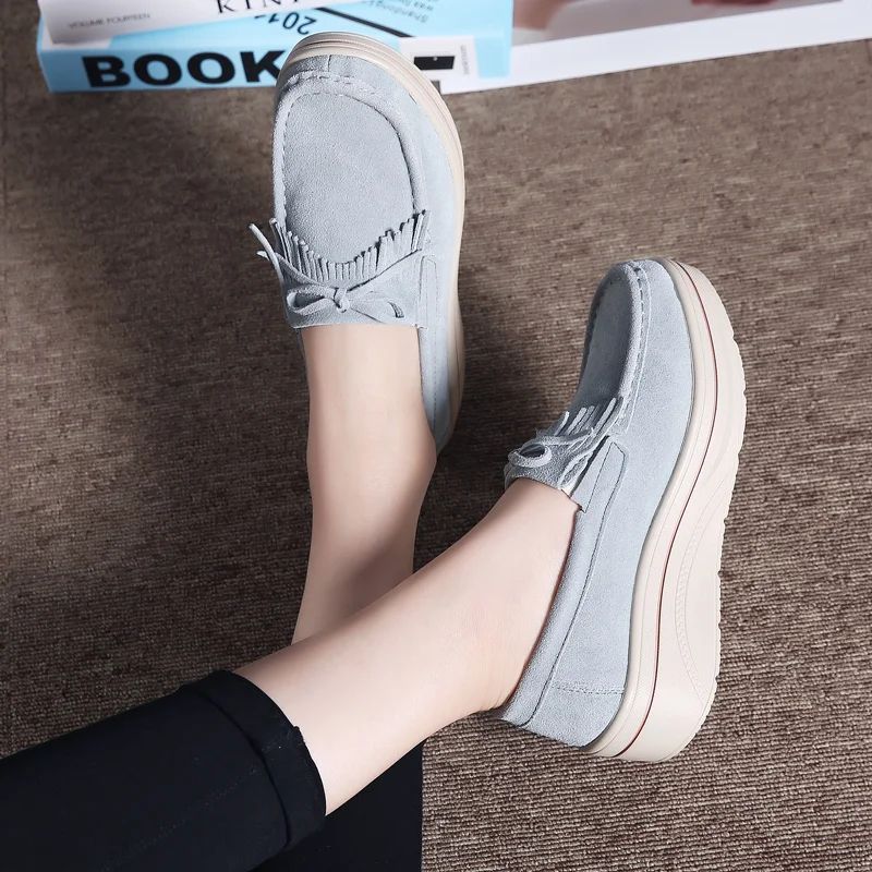 Cossi Damskie Buty Na Platformie - Żółty