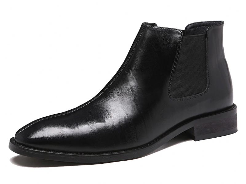 Cradford Męskie Buty Chelsea - Czarne