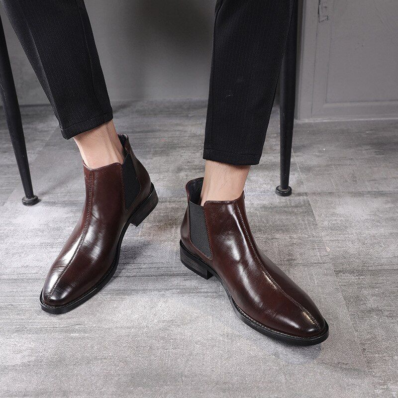 Cradford Męskie Buty Chelsea - Czarne