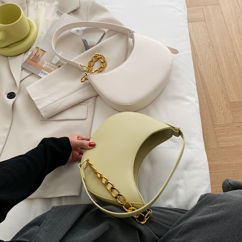 Cristi Damska Skórzana Torebka Crossbody - Biały